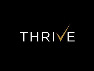 Thrive logo design by GassPoll