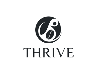 Thrive logo design by GassPoll