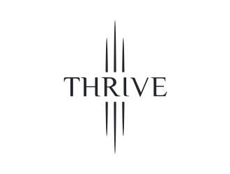 Thrive logo design by GassPoll