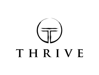 Thrive logo design by funsdesigns