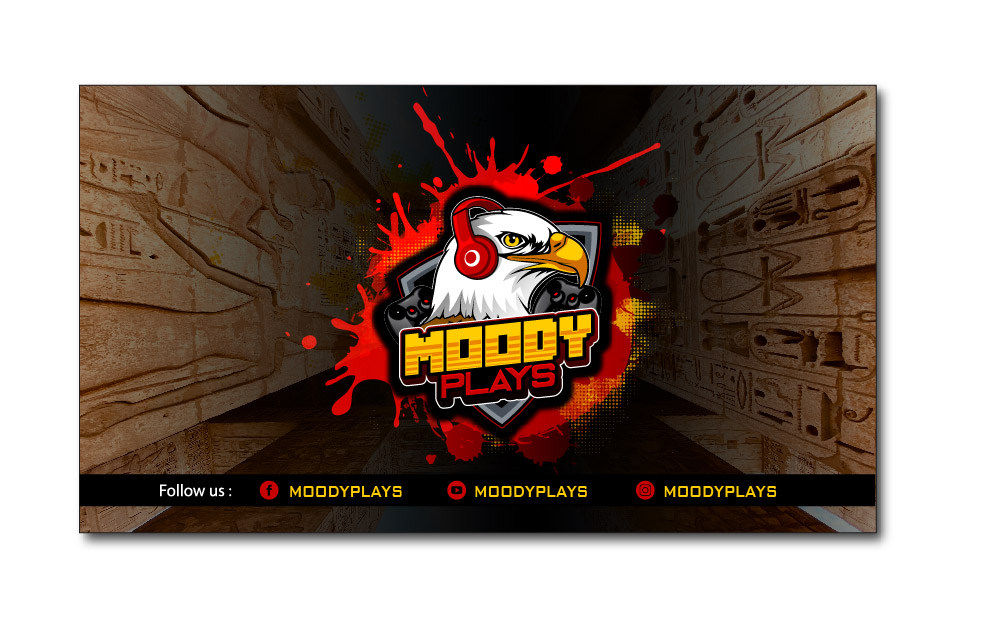 Moody Plays logo design by Sofia Shakir