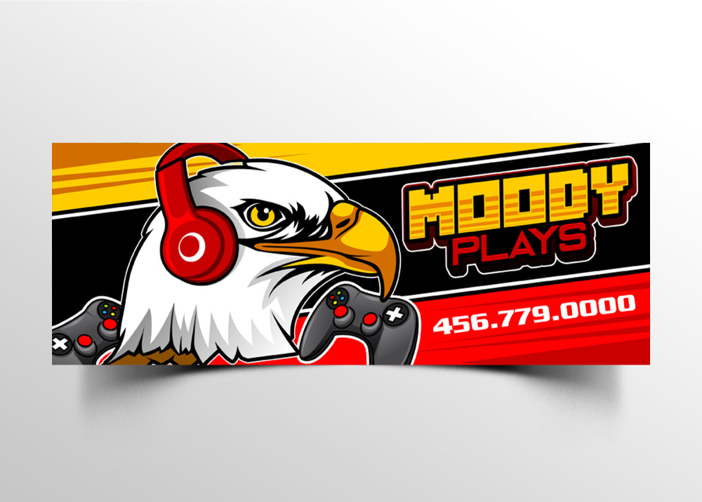 Moody Plays logo design by Boomstudioz