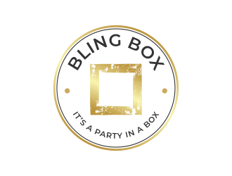 Bling Box It’s a party in a box logo design by falah 7097