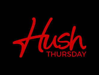 HUSH Thursdays logo design by MarkindDesign