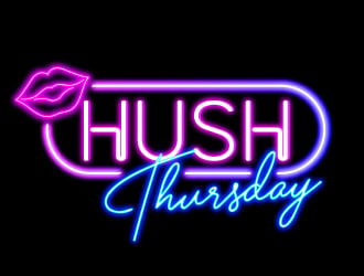 HUSH Thursdays logo design by jaize