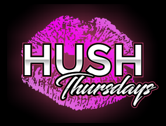 HUSH Thursdays logo design by bismillah