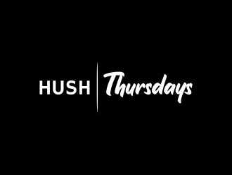 HUSH Thursdays logo design by ubai popi