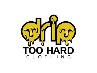 Drip Too Hard Clothing logo design by torresace