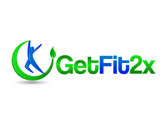 Get Fit 2x logo design by KDesigns