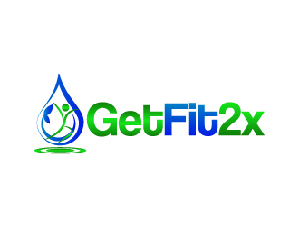 Get Fit 2x logo design by KDesigns