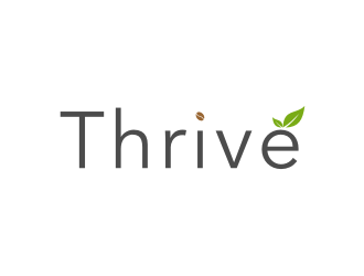 Thrive logo design by xorn