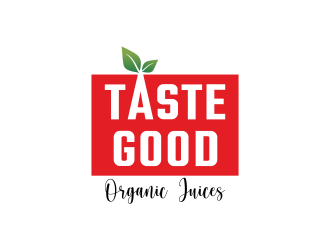 Taste Good Organic Juices  The Full name of co  The Authentic Juice Co. Taste Good Juices logo design by oke2angconcept