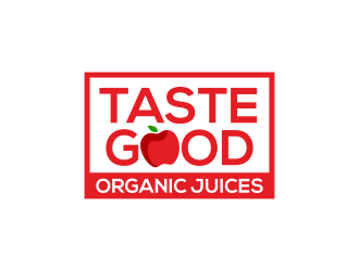 Taste Good Organic Juices  The Full name of co  The Authentic Juice Co. Taste Good Juices logo design by ingepro