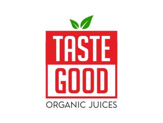 Taste Good Organic Juices  The Full name of co  The Authentic Juice Co. Taste Good Juices logo design by ingepro