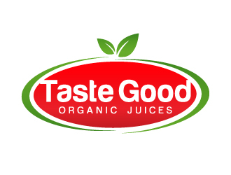 Taste Good Organic Juices  The Full name of co  The Authentic Juice Co. Taste Good Juices logo design by akilis13