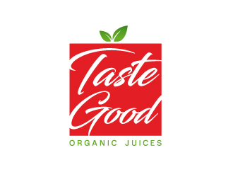 Taste Good Organic Juices  The Full name of co  The Authentic Juice Co. Taste Good Juices logo design by akilis13