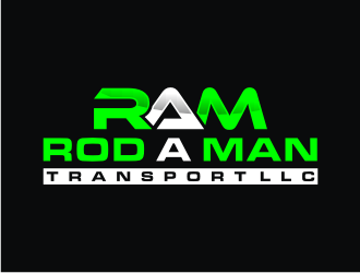 ROD-A-MAN TRANSPORT LLC  logo design by Artomoro