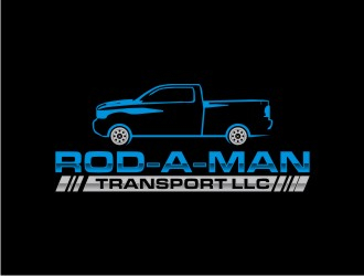 ROD-A-MAN TRANSPORT LLC  logo design by sabyan