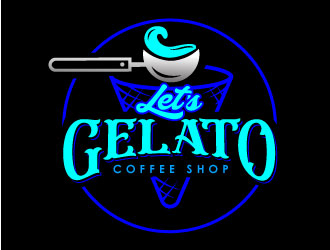 Lets Gelato logo design by REDCROW