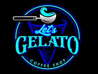 Lets Gelato logo design by REDCROW