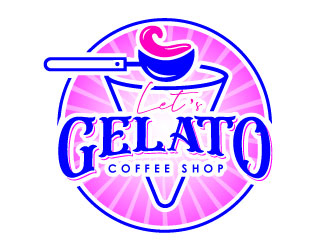 Lets Gelato logo design by REDCROW