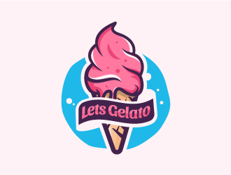 Lets Gelato logo design by Putraja