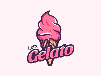 Lets Gelato logo design by Putraja