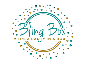 Bling Box It’s a party in a box logo design by Zhafir