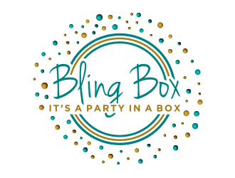 Bling Box It’s a party in a box logo design by Zhafir