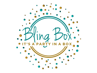 Bling Box It’s a party in a box logo design by Zhafir