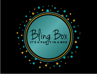 Bling Box It’s a party in a box logo design by Zhafir