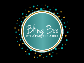 Bling Box It’s a party in a box logo design by Zhafir