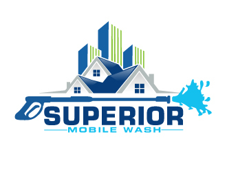 Superior Mobile Wash logo design by AamirKhan