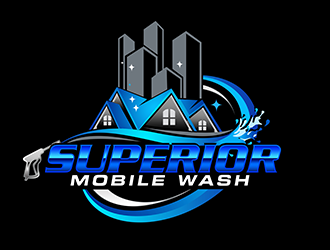 Superior Mobile Wash logo design by 3Dlogos