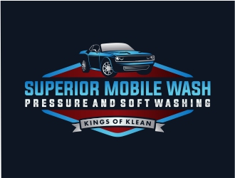 Superior Mobile Wash logo design by Mardhi