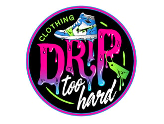 Drip Too Hard Clothing logo design by il-in