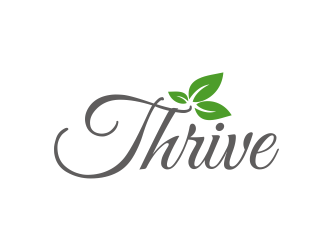 Thrive logo design by afra_art