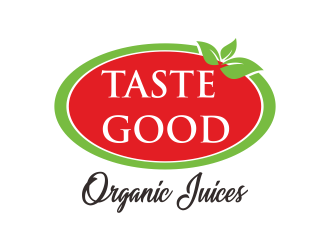 Taste Good Organic Juices  The Full name of co  The Authentic Juice Co. Taste Good Juices logo design by afra_art