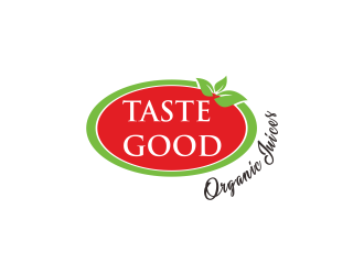 Taste Good Organic Juices  The Full name of co  The Authentic Juice Co. Taste Good Juices logo design by afra_art