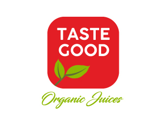 Taste Good Organic Juices  The Full name of co  The Authentic Juice Co. Taste Good Juices logo design by AamirKhan