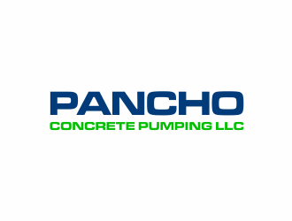 Pancho Concrete Pumping LLC. logo design by santrie