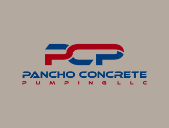 Pancho Concrete Pumping LLC. logo design by santrie