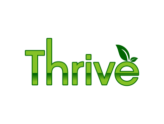 Thrive logo design by cikiyunn