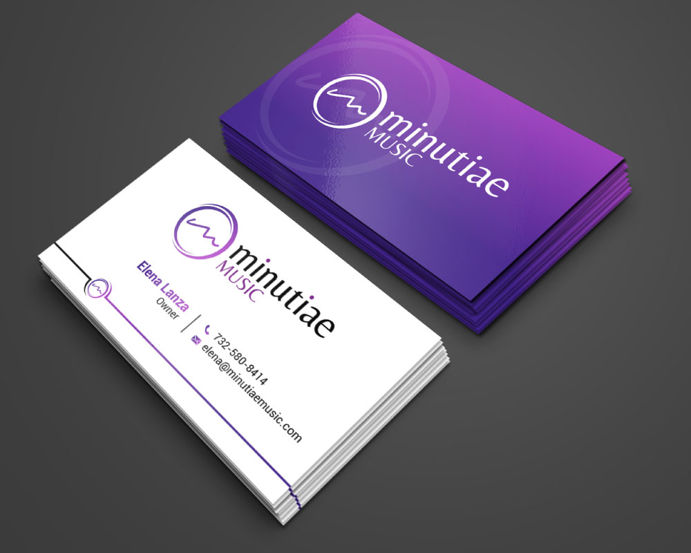 Minutiae Music logo design by Boomstudioz