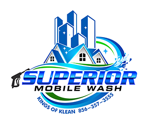 Superior Mobile Wash logo design by 3Dlogos