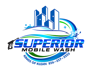 Superior Mobile Wash logo design by 3Dlogos