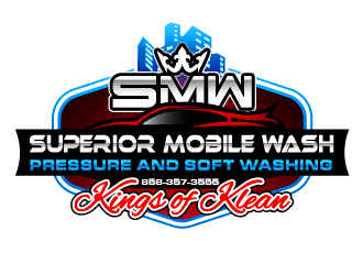 Superior Mobile Wash logo design by il-in