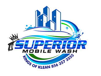 Superior Mobile Wash logo design by 3Dlogos