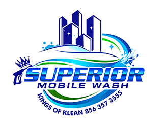 Superior Mobile Wash logo design by 3Dlogos