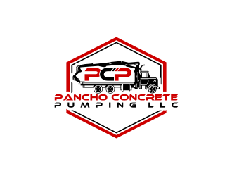 Pancho Concrete Pumping LLC. logo design by sodimejo